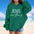 thumbnail image 2 of Kids Boys Hoodies Christian Sweatshirt Long Sleeve Graphic Hoodies Comfy Oversize Pullover Top Preppy Clothes 8-9 Years Boy Clothes, 2 of 4