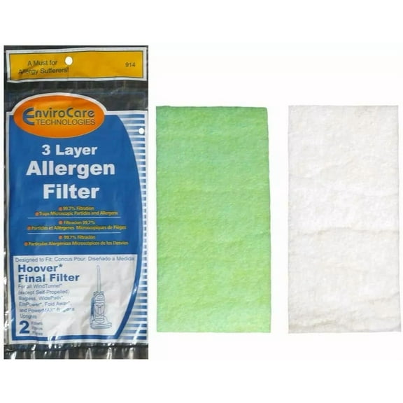 Allergen Final Filters 40110004 38766009 Fits For Hoover Windtunnel Cleaner