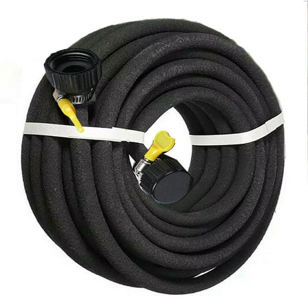 Heavy Duty Garden Soaker Hose, 98FT Recycled Rubber Drip Hose Saving 70% Water