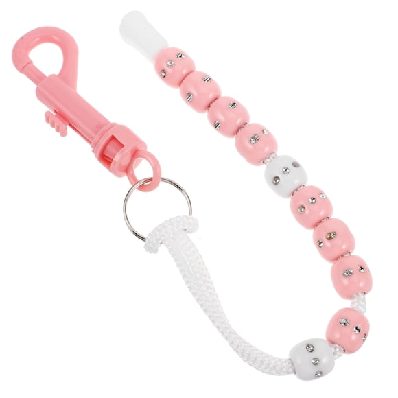 Contador de puntuación portátil con cadena de cuentas para golf, para entrenamiento, conteo de golpes, contador de putt para árbitro, elegantes accesorios de golf