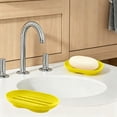 thumbnail image 4 of Bathroom Soap Dishes,Self Draining Soap Dishes,Silicone Soap Tray,Shower Rubber Drainer Dishes,Drainer Soap Holder for Bathroom,Bar Soap Holder Stand,Extends Soap Life,Easy Cleaning,Yellow, 4 of 8