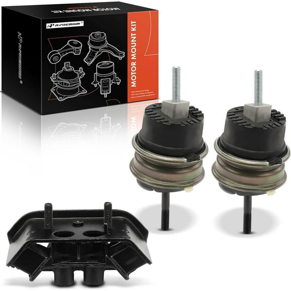 A-Premium Engine Motor and Transmission Mount Kit Compatible with Chevrolet Camaro 2010-2015 3.6L, Automatic Transmission, 3-PC Set, Replace# 92239456, 92239457