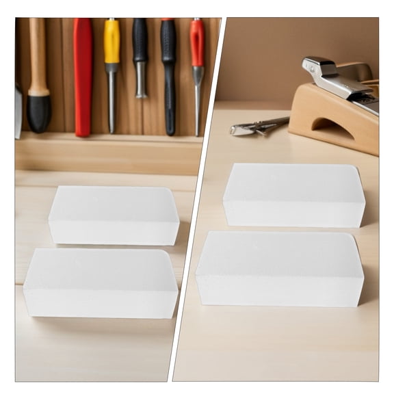 Amosfun DIY Craft Foam Blocks, White for Sculpting and Decorating, 2Pcs