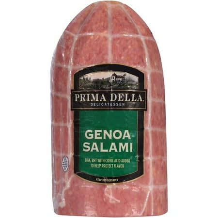 Prima Della Delicatessen Genoa Salami, Deli Sliced - Walmart.com