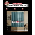 thumbnail image 2 of Ultimate Light Blocker Certified 100 Percent Blackout Jamie Smart Curtain Window Curtain Panel, 2 of 6