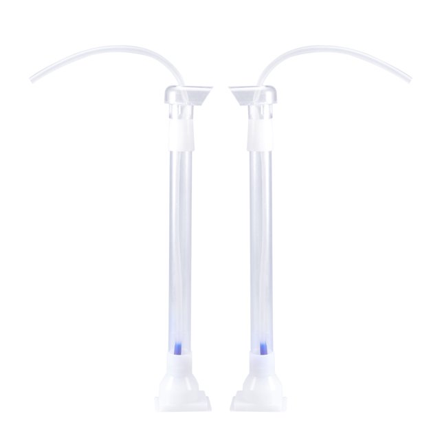 Aquarium Fish Tank Bottom Filter Plate with Precision Fittings for Smooth Connection Transparent Plastic 2 Pcs