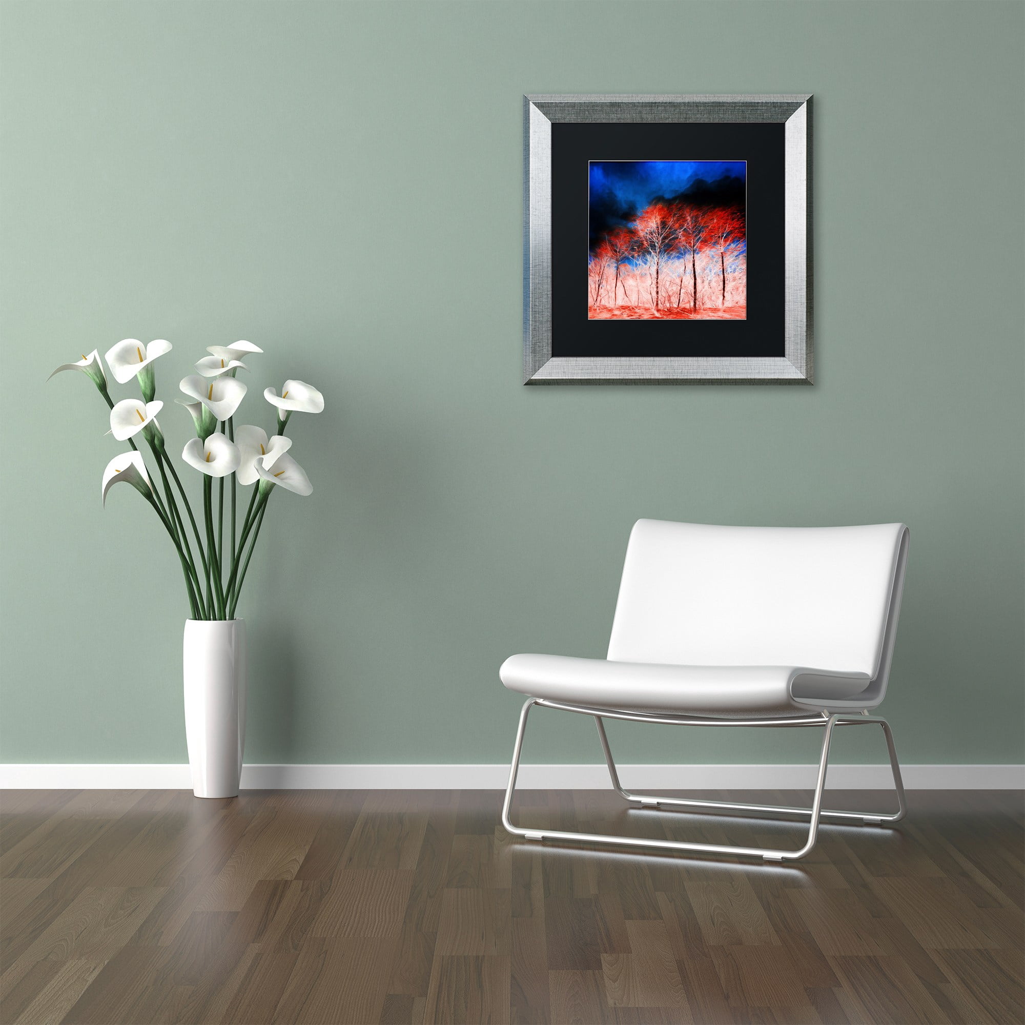 Trademark Fine Art "The Worst Is Yet To Come" Canvas Art by Philippe Sainte-Laudy Black Matte, Silver Frame