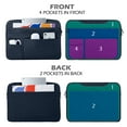 thumbnail image 4 of LLAYOO by LLAYOO Unisex Laptop Sleeve Case Water Resistant Large Capacity 13 Inch, Navy Blue, 4 of 7