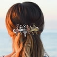 thumbnail image 1 of Pinza para el cabello Salvador Clip de resorte Diseño francés 7.9x3.9cm, 1 of 10