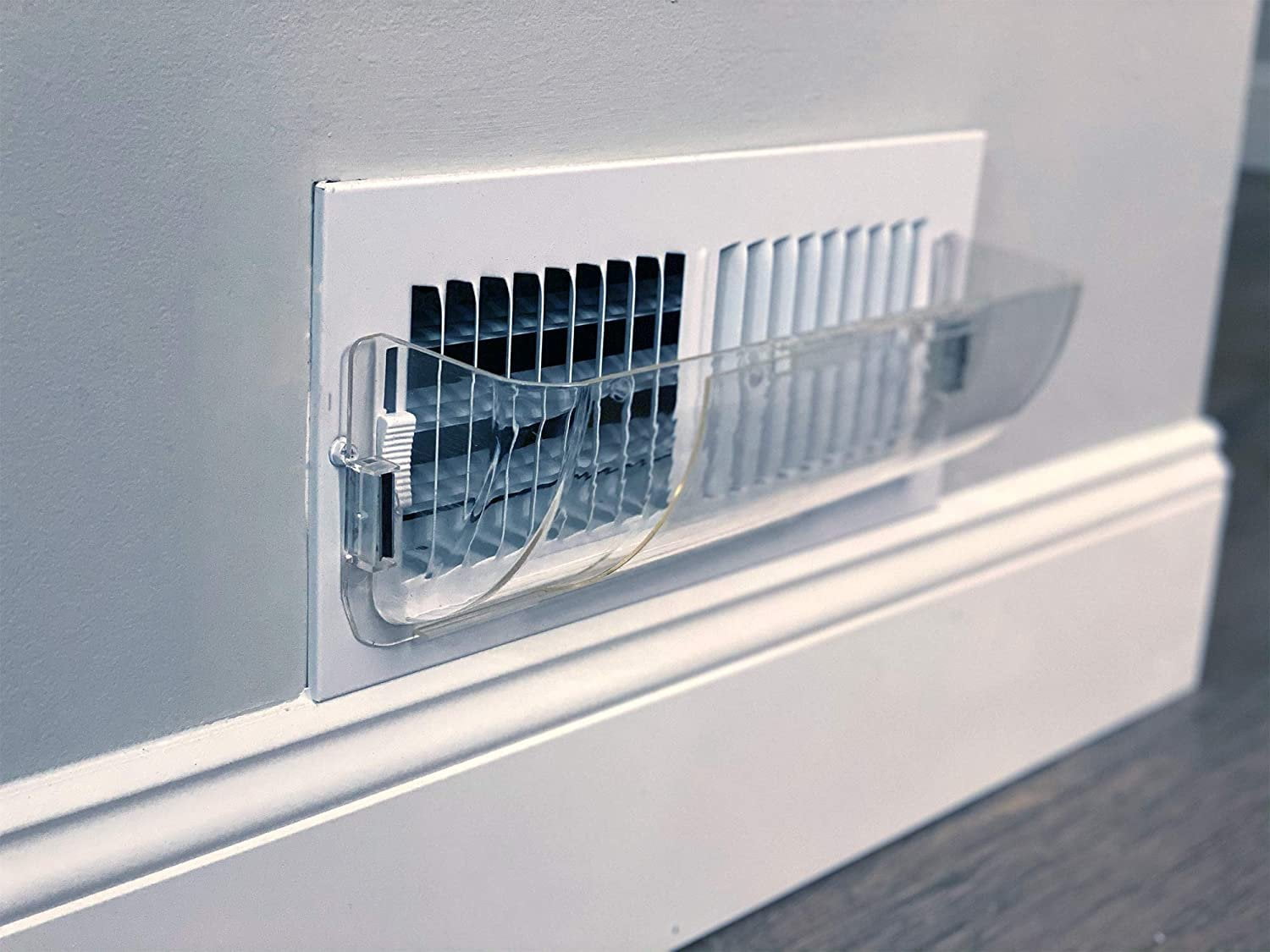 FILTERWOW Unbreakable Clear Plastic Heat and Air Vent Deflector