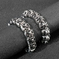 Cross Skull Men's Titanium Steel Bracelet