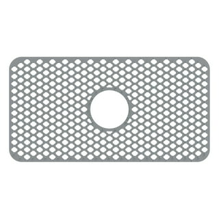 JOOKKI Silicone Sink Mat Protectors for Kitchen 26''x 14''. Kitchen Sink Protector Grid for Farmhouse Stainless Steel Accessory with R