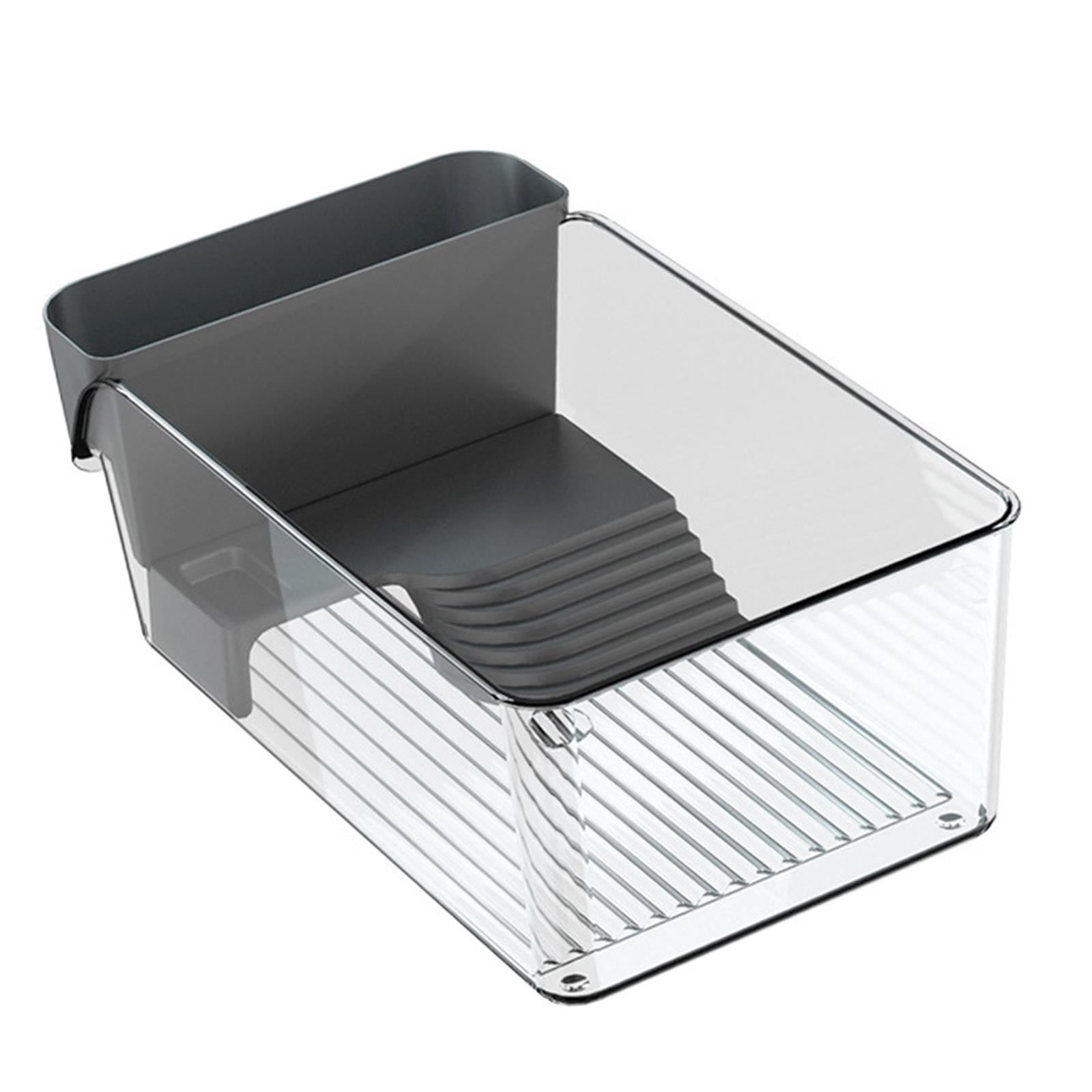 Stgfyxgs Small Turtle Tank Turtle Aquarium Decorative Multi Function Home Use Terrapin Breeding Box Reptile Habitat for Crabs Crayfish Black