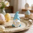 thumbnail image 4 of Easter Gnome Mushrooms Cap Miniature Figurine Whimsical Landscapes Decor Resin Gnome With Mushrooms Hat For DIY Fairys Garden Plants Pot Tabletop Display, 4 of 6