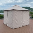 thumbnail image 5 of Harper & Bright Designs 10x10 Ft Outdoor Patio Garden Gazebo Canopy, Outdoor Shading, Gazebo Tent With Curtains, 5 of 9