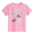 thumbnail image 3 of Hiijoy Boys Dinosaur Prints Short Sleeve T-Shirt Kids Cotton Summer Casual Tshirt, 3 of 3
