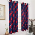 thumbnail image 3 of Buffalo Football 2pcs Blackout Curtains For Living Room Bedroom， Grommet Top Window Set for Left And Right Biparting Open, 3 of 6
