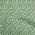 thumbnail image 1 of oneOone Cotton Poplin Twill Green Fabric Floral Sewing Material Print Fabric By The Yard 56 Inch Wide, 1 of 5