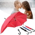 thumbnail image 2 of CSChome Umbrella Windproof Double Top Umbrella Straight Pole Curved Handle Large Coverage for Outdoor Use, 2 of 7
