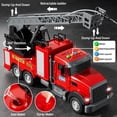 thumbnail image 4 of Juguete para camión de bomberos NIPLOOOW para niños, alimentado por fricción, con luces y sonidos, 4 of 7