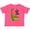 Vintage Hot Pink, variant on I Love My Dad with Baby and Daddy Brontosauruses Toddler T-Shirt