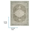 thumbnail image 3 of Livabliss x Becki Owens Lila Vintage Medallion Area Rug,3'11" x 5'7",Brown/Olive, 3 of 6