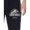 thumbnail image 2 of Jurassic World Mens' Movie Film Park Logo Icon Sleep Pajama Pants, 2 of 6