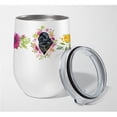 thumbnail image 1 of Carolines Treasures CK4163TBL12 Verre à Vin Sans Pied en Acier Inoxydable 12 oz Fleurs Roses Terre-Neuve, 1 of 1