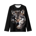 thumbnail image 2 of Tiijoy Kids Long Sleeve Graphic Tee Boys Soft Casual Round Neck T-Shirt Top, Sizes 3-14, 2 of 4