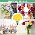 thumbnail image 6 of 6/12-Pack Artificial Chrysanthemum Ball Flowers, 11 Inch Faux Chrysanthemum Silk Bouquets Real Touch Faux Flowers for Home/Wedding/Christmas/Party[Silver], 6 of 6