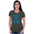 thumbnail image 4 of I Paused My GAME to be Here Womens Slim Fit Graphic Tee Brisco Brands S, 4 of 5