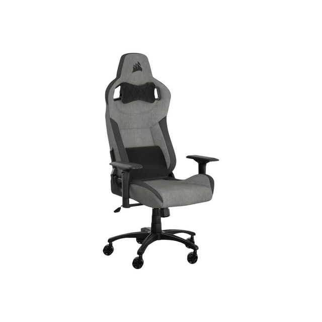CORSAIR T3 RUSH - Gaming chair - armrests - T-shaped - tilt - fabric - charcoal gray