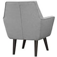 thumbnail image 4 of Modway Posit Modern Upholstered Polyester Fabric Armchair in Light Gray, 4 of 5