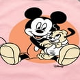 thumbnail image 3 of Disney - Mickey Mouse Hugs His Puppy - Toddler & Youth Girls Raglan Graphic T-Shirt, 3 of 4