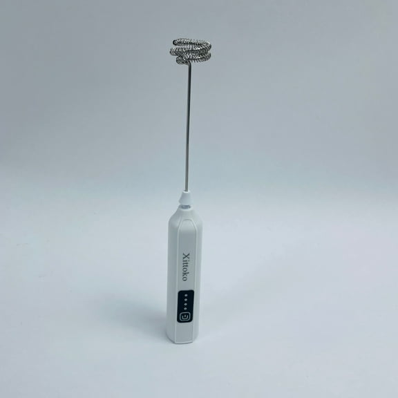 Xittoko Handheld Electric Milk Frother, Electric Foam Maker Frother for Coffee, Matcha, Lattes, Cappuccino
