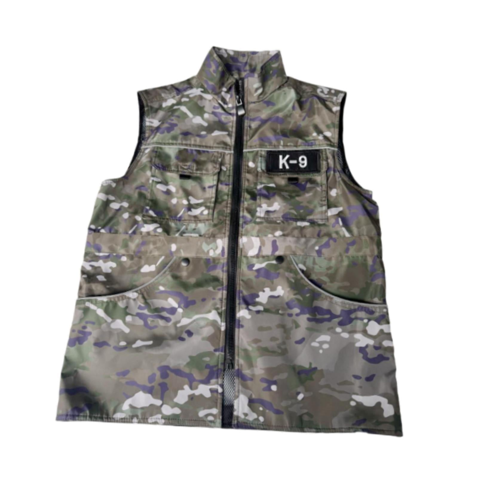 balikha Dog Handler Training Vest Obedience Vest Dog Clothes Sleeveless Pet Owner Jacket Dog Cloth M