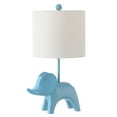 thumbnail image 4 of SAFAVIEH Ellie 20 in. Elephant Blue Ceramic Table Lamp with 100% White Cotton Shade, 4 of 6