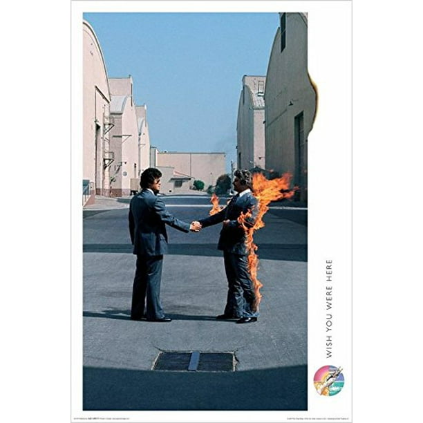 Pink Floyd Wish You Were Here 36x24 Music Art Print Poster British Progressive Rock Band Pink Floyd 9th Album Walmart Com Walmart Com