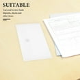 thumbnail image 4 of MLINS 40pcs Transparent Cash Bag Bank Deposits Checks Bag Money Pouch Plastic Document Storage Clear File Folder For Home Office Use, 4 of 8