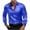 Blue, variant on Mens Silk Satin Dress Shirts Long Sleeve Button Down Shirt Party Prom Wedding Shirt