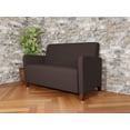 thumbnail image 2 of Lesro Ravenna Reception Loveseat in Brown, 2 of 5
