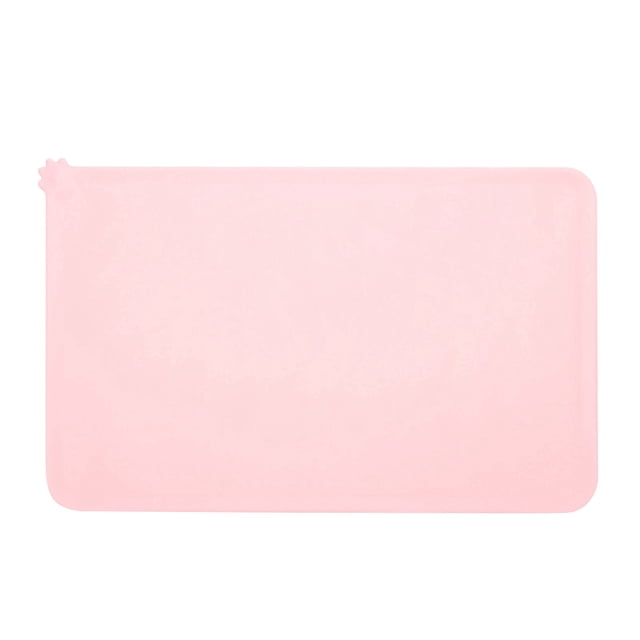 Dog Food Mat Silicone Dog Cat Bowl Mat Non Slip Waterproof Pet Feeding Mat Food Container Placemat For Small Animals