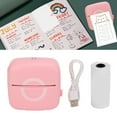 thumbnail image 4 of Mini Thermal Printer, Sticker Printer Quick Paper Output 200DPI Resolution  For School For Office For Household, 4 of 8