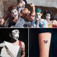 thumbnail image 3 of Temporary Joker Tattoo Sticker - Waterproof, Dark Style, Realistic Look, 30x20cm, Various Options, 3 of 9