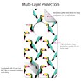 thumbnail image 4 of DistinctInk Custom SKIN / DECAL compatible with OtterBox Commuter for iPhone XS MAX (6.5" Screen) - Summer Graphics - Toucan Pattern - Teal, 4 of 5