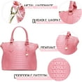 thumbnail image 5 of MMYGU Women Purse Satchel Bag Long Crossbody Classy Tote Bag Top Handle Vegan Leather Ladies Handbags Embossed Pattern, 5 of 6