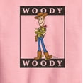 thumbnail image 2 of Toy Story 4 - Type Block Woody - Toddler & Youth Crewneck Fleece Sweatshirt, 2 of 4