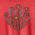 thumbnail image 3 of Instant Message - Spring - Lavender & Daisies - Women's Short Sleeve Graphic T-Shirt, 3 of 7