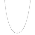 thumbnail image 3 of 14K Solid White Gold 2.1mm Wide Round Wheat Chain 16 Necklace with Lobster Clasp, 3 of 3