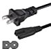 thumbnail image 3 of SatelliteSale 18AWG 2-Prong to Square/Round Connector AC Universal Replacement Power Cable PVC Black Cord (6 feet), 3 of 15